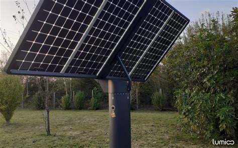 tracker solaire particulier|Tracker solaire sur mat pour particulier .